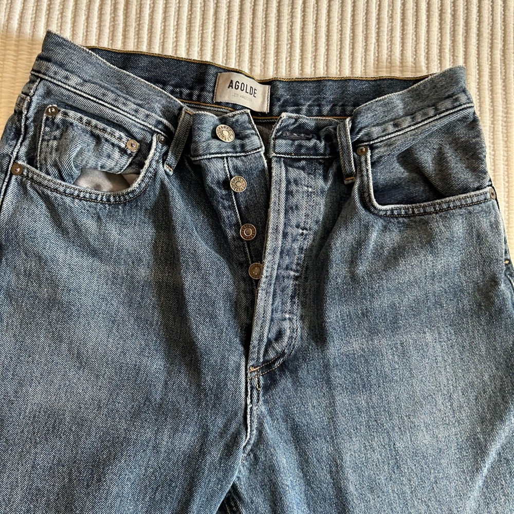 Agolde straight high-waisted jeans 28